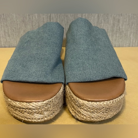 Big Buddha Denim Espadrille Platform Sandals size 10 - Picture 4 of 11